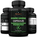 Super Greens - Supporto del sistema immunitario - 500 mg 120 capsule vegane - Superfoods for Daily Booster - Miscela sana Keto con Acai, Wheatgrass, Guarana, Chlorella, Flaxseed, Matcha, Maca - di NextGenU