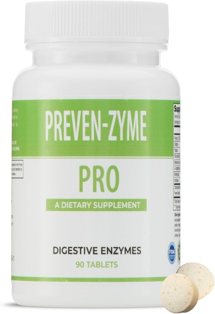 Prevenzyme Pro Digestive Enzyme Supplement (90 schede) da Legere Pharmaceuticals per ES Global