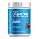 Celebrare Vitamine Alto Protein Meal Sostituzione Shake, 27 g Protein Powder, 6 g di Fibra, Per Pazienti di Chirurgia Post-Bariatrica, Profondo Cioccolato, 15 porzioni
