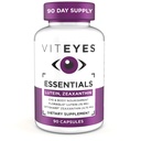 Viteyes Essentials Eye Health Integratore alimentare, Lutein & Zeaxanthin per il supporto maculare, 90 capsule