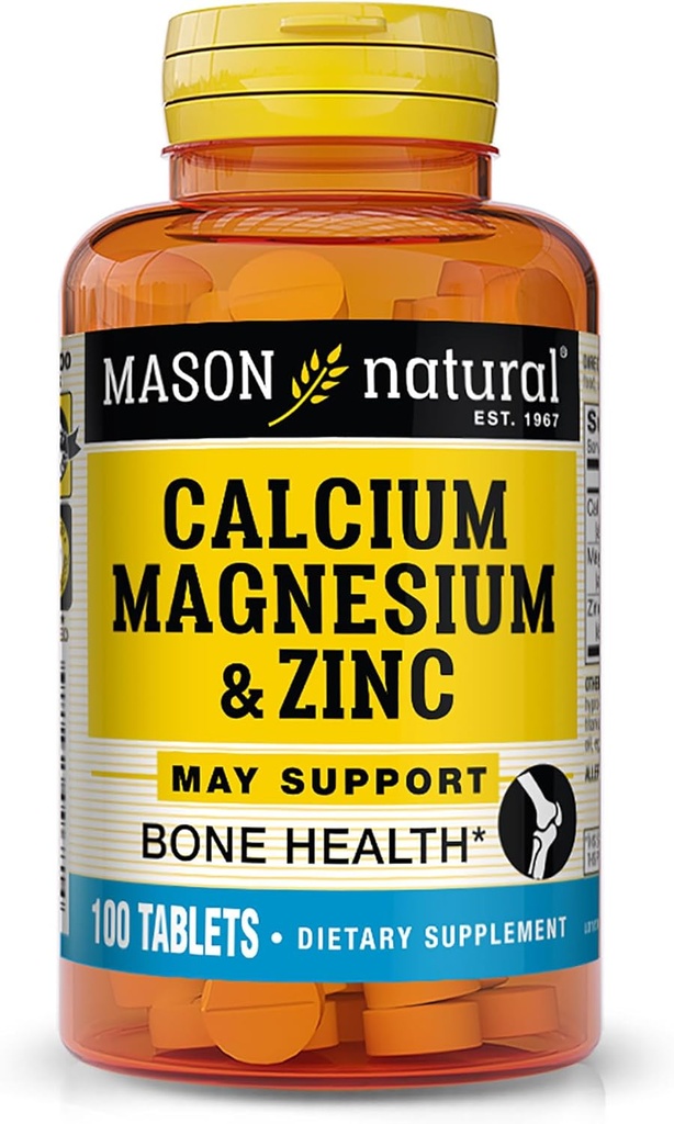 Mason calcio naturale magnesio e zinco, 100 compresse