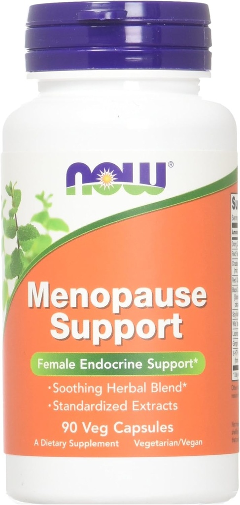 2 Bottiglie di Now Foods Menopause Support, 90 caps