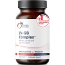 Progetti per la salute Complesso LV-GB - Integratori di disintossicazione del fegato per il supporto della vescica con cardo del latte, carciofo, vitamine + Ox Bile - Supporta il Bile Flow + Tossina Eliminazione (90 capsule)