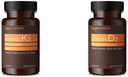 Vitamina K2 (100 mcg, 65 capsule) e Vitamina D3 (5000 IU, 180 Softgels)