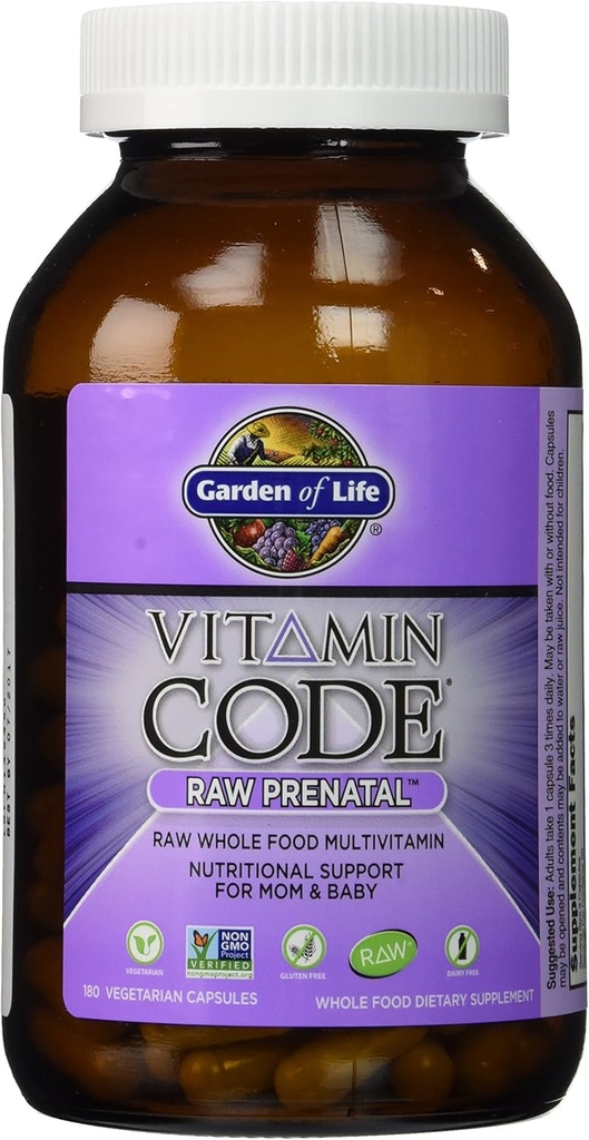 Garden Of Life - Vitamin Code Raw Prenatal 180 Veggie Capsule