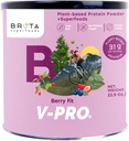 Vegan Protein Powder - Proteine Basate per l'energia e il potenziamento del muscolo - Shake Clean in Frumento di Berry