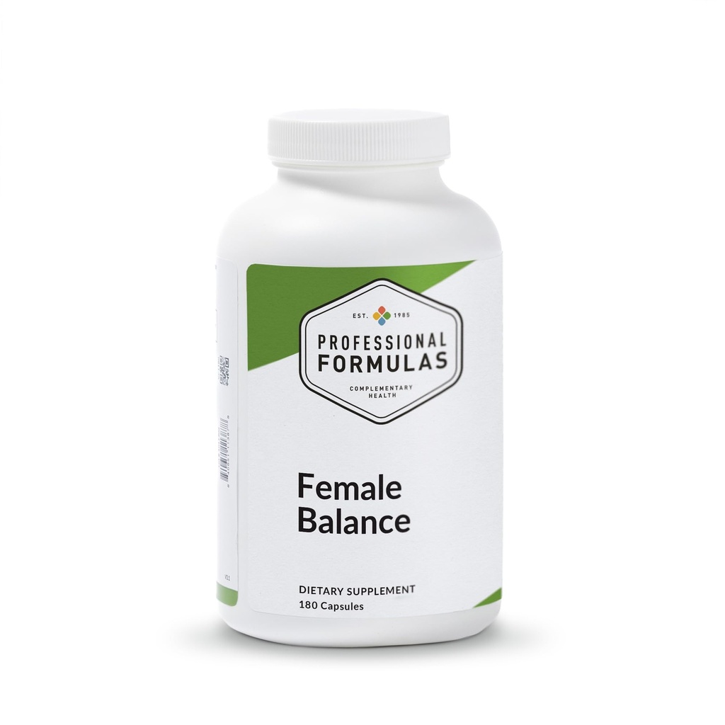 Equilibrio femminile di formule professionali – Glandulars con radice di cohosh nera, vitamine e minerali per sostenere l'equilibrio dell'ormone premestruale e della menopausa e il benessere emotivo - Gluten Free, 90 Capsule