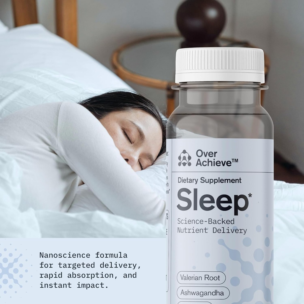 Supplemento Varietà Pack con tecnologia avanzata di Nanoscience, 3 Pack, Stress calmare bere, bere di aiuto di sonno, bevanda di supplemento di funghi, 2 oz Shot