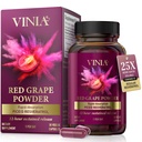 VINIA 12-Hour Long-Lasting Piceid Resveratrolo supplemento. Nitric Oxide Booster. Supporta la salute del cuore, il flusso sanguigno, Boost Oxygen Superfood Powder, Keto Friendly. Vegan & Non-OGM. Alimentazione di 30 giorni