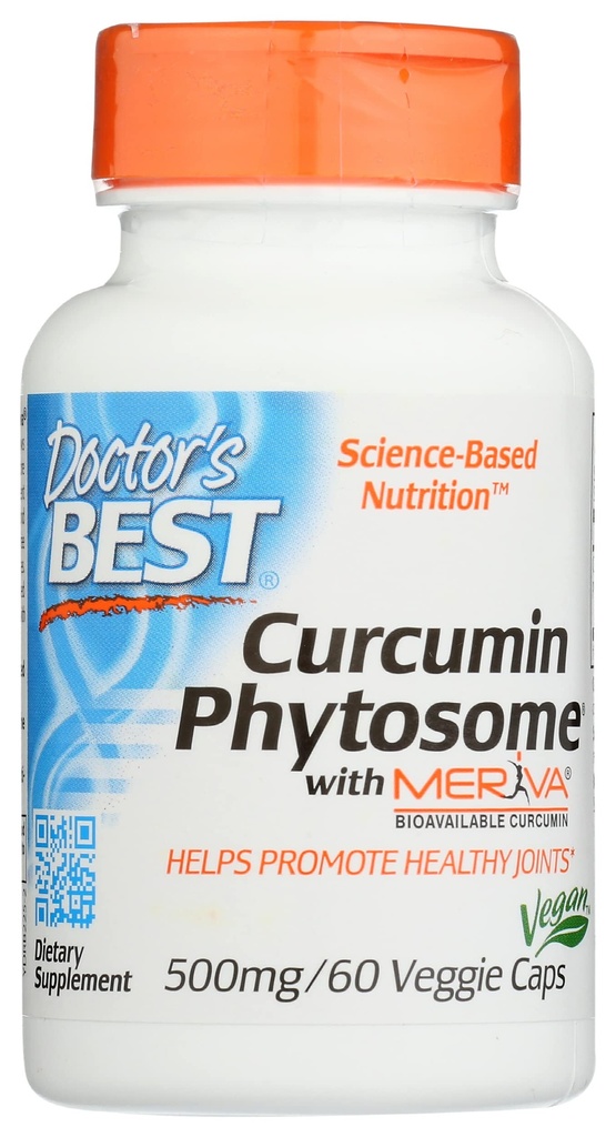 Medici Miglior Curcumina Phytosome con Meriva, Non OGM, Vegan, 60 Veggie Capsule (Pack of 1)