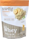 swiig Premium Daily Whey Protein Matrix Banana 2.2 lb – 20g Protein Gluten-Free Non-OGM Nessun filler nessun aroma artificiale potenziato con aminoacidi per il recupero del muscolo