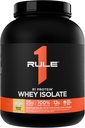 Regola 1 R1 Proteine Isolato di siero - con 25g Proteine & 6g BCAA Esclusivamente da fonti isolate e idrolizzate per il recupero di allenamento (5 Pounds*, Banana Crème)