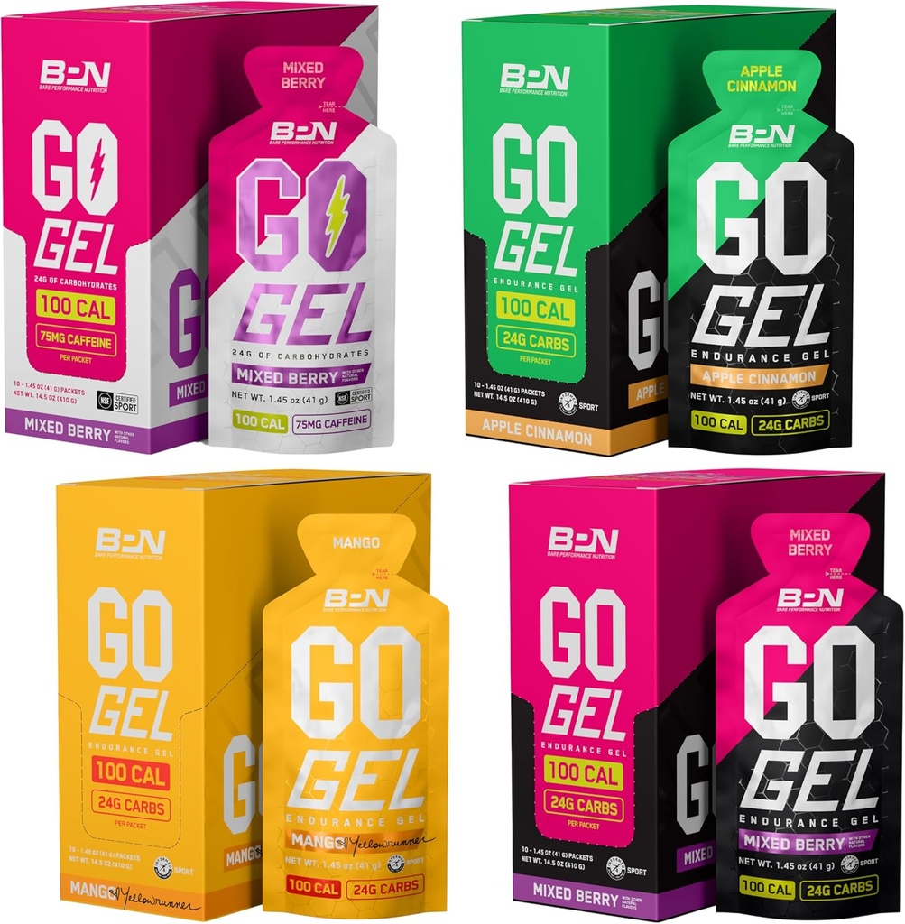 BARE PERFORMANCE NUTRITION BPN Go Gel Mega Variety Pack