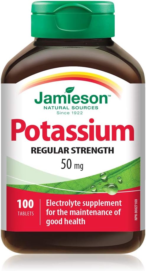 Jamieson Potassium 50 mg, 100 compresse