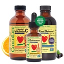 CHILDLIFE ESSENTIALS Supporto Immune 3-Pack - Vitamina liquida C, Prima Difesa e Echinacea - Integratori Immune Boosting per neonati, bambini e bambini