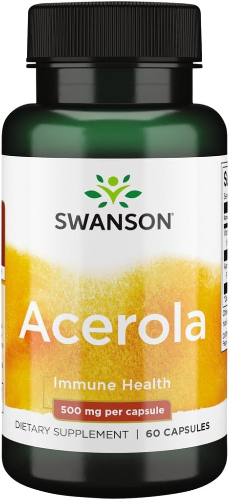Swanson Acerola 500 Milligrammi 60 capsule