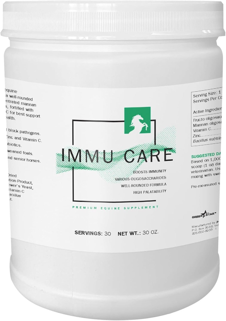 Stella verde, Immu CareTM, Supplemento di equine della polvere, Additivo di alimentazione, 2 Lbs