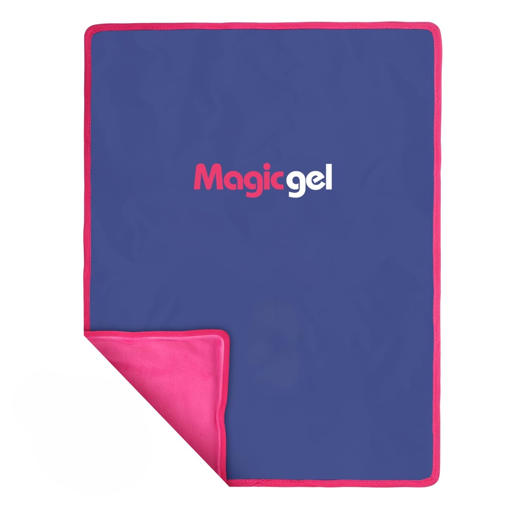 Gel Magico Pacchetti per lesioni riutilizzabili (15" x 11") - Grande Ice Pack - Flessibile Cold Cooling Pad - Gel Pack per spalla, schiena, Hip, ginocchio, gamba, schienale inferiore