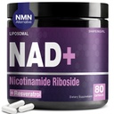 NAD Supplemento - Nicotinamide Riboside Resveratrolo 900mg, Liposomal NAD Supplemento per donne e uomini, NAD Plus Pure Organic