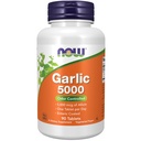 NOW Integratori alimentari, Aglio 5000 (Allium sativum), Coated Enteric, Odor Controlled, 90 compresse
