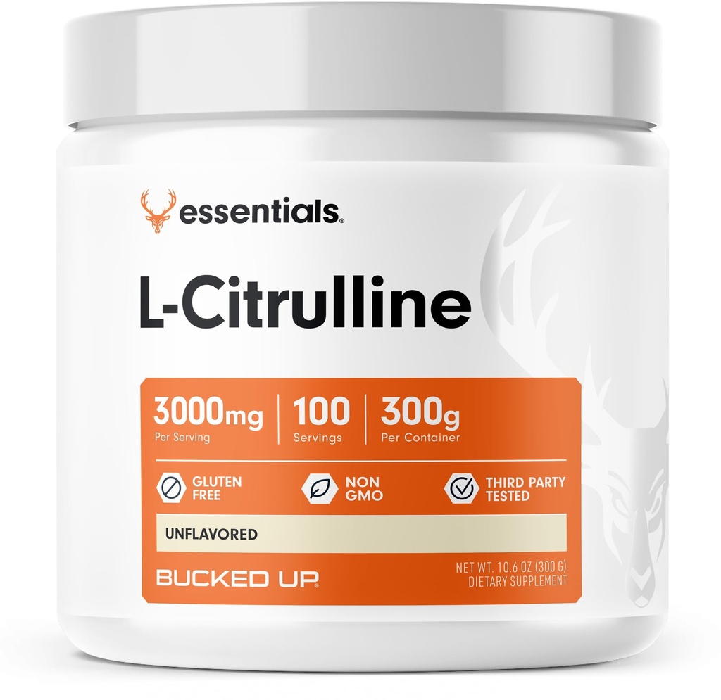 Bucked Up L-Citrulline 3000mg Polvere, Essentials (100 Serve)