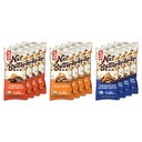 CLIF Nut Butter Bar - Variety Pack - Burro di arachidi Barre riempite di energia - Non-GMO - USDA Organic - Basato vegetale - Basso glicemico - 1.76 oz. (12 Conteggio)