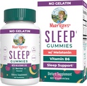 MaryRuth Organics Melatonin Gummies | 5mg Sleep Gummies con vitamina B6 | Realizzato con Canna Organica Sugar | Relax & Sleep Support per Adulti | Vegan | Non OGM | Gluten Free | 60 Count