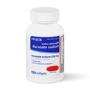 MAJOR Docusate Sodium 250 mg, Lassativo per l'ammortizzatore per il sollievo di costipazione occasionale – Stimulant-Free, 100 Softgels (1 pacchetto)