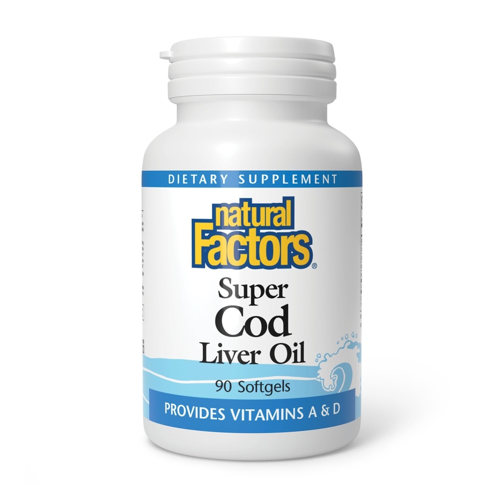 Fattori naturali Cod olio di fegato, 90 capsule