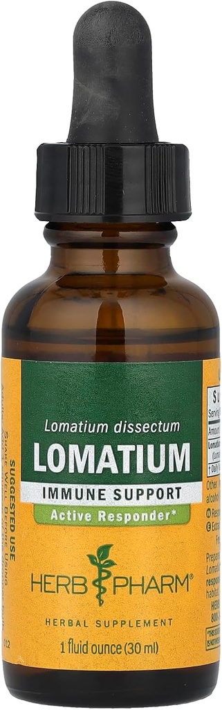 Estratto di liquido di Lomatium di herb Pharm per il supporto del sistema immunitario - 1 oncia