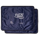 2 FlexiKold Gel Ice Pack (Standard Large: 10.5" x 14.5") - Riutilizzabile Cold Pack per le lesioni, per il mal di schiena, Migraine Relief Pad, Dopo Chirurgia, Postpartum, Headache, Spalla - 6300-COLD 2PK