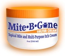 Mite-B-Gone Mite Cream & Bite Relief - 10% Natural Blend Sulfur Cream per Multi-Purpose Bites, Redness, Itching, & Irritation | Sicuro per bambini e adulti | Veloce ed efficace per tutti i tipi di pelle
