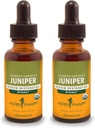 Estratto di liquido organico certificato di Herb Pharm per il supporto del sistema urinario Juniper 1 Fl Oz (pacchetto di 2)