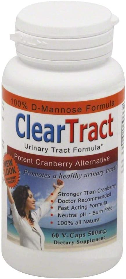 Cleartract D-mannose, 60 Caps di ClearTract (Pack of 3) 3