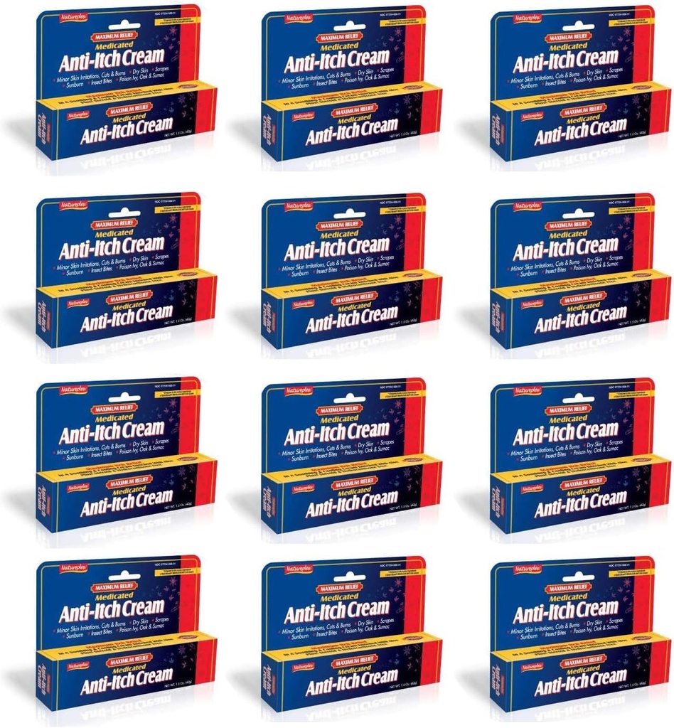 Rilievo massimo Medicato Crema Anti-Itch 12 Pack