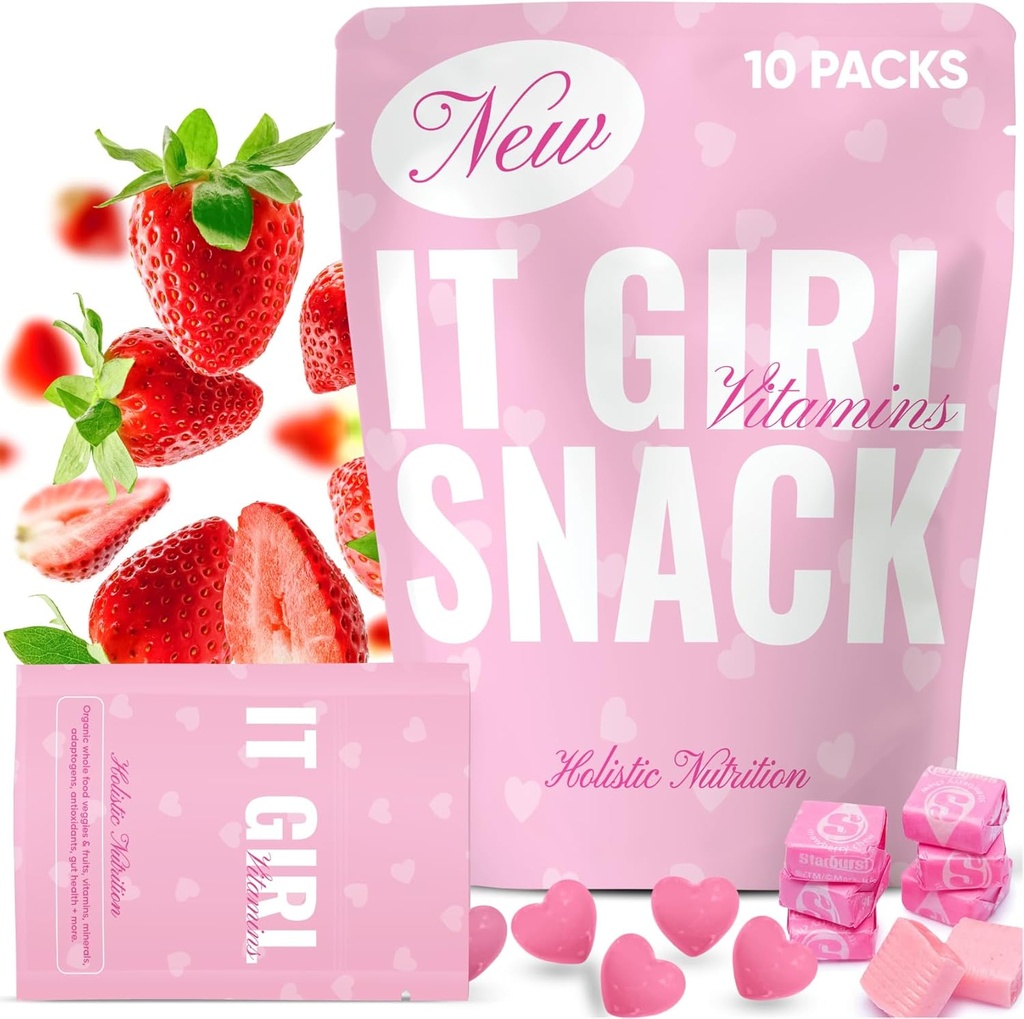 Super Greens Polvere Superfood Gummies + Daily Multi-Vitamins per le donne - Vegan Prebiotics per Gut Health & Wellness - Snack sani, Frutta intera & Veggies, Vegan, Integratore alimentare biologico
