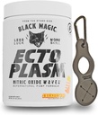 Black Magic Ecto Plasm - Sherbet Pop - Accensione a mano della pompa, aumento dell'idratazione e della vascolarità (400g, 20 Scoops) con Portachiavi per la salute di Enbanc