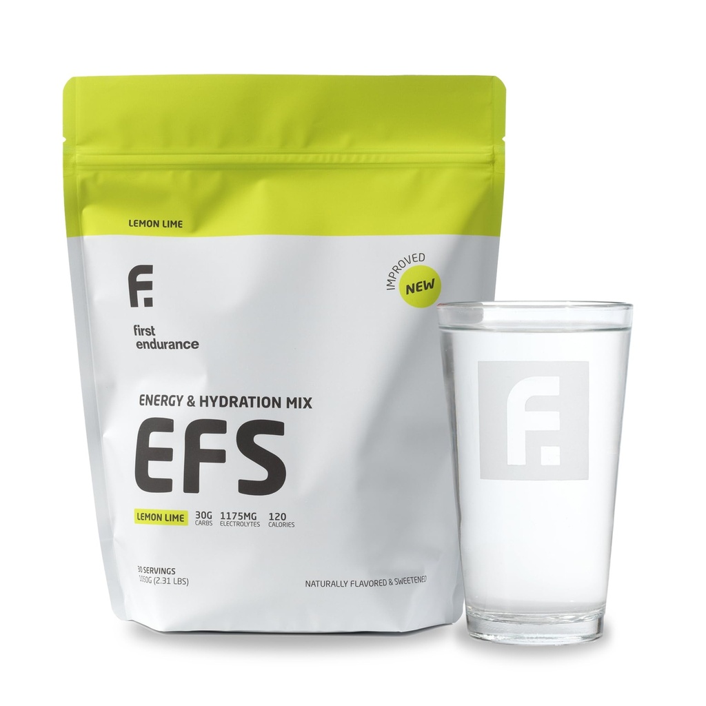 EFS Hydration & Endurance Drink Mix - Carboidrati Premium per Energy & Performance, Elettroliti per Rapid Rehydration & Running, Ciclismo e Triathlon Nutrition | Energy Fuel | Lemon-Lime