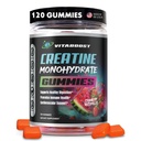 Creatina Gummies 5g- Monoidrato naturale di creatina per uomini e donne- Delizioso anguria di fragole Flavor- Boost resistenza, energia e crescita muscolare- Vegan Pre Workout Gummies- Made in USA