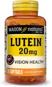 MASON Luteina NATURAL 20 mg con vitamina E - Visione sana e funzione occhi, Supporta la salute dell'occhio, 30 Softgels