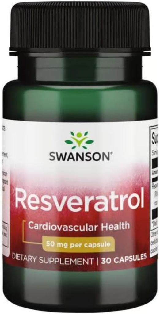 Swanson Resveratrolo 50 50 Milligrammi 30 capsule