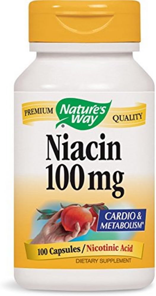 La Via della Natura Niacin, 100 capsule (Pack of 4)