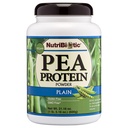 NutriBiotic Pea Protein Plain, 21 Oz | Polvere di proteine vegetali vegana a basso contenuto di carboidrati | 100% coltivata & trasformata negli Stati Uniti | Deliciously Creamy & BCAA-Rich | Made Without Chemicals, OGMs & Gluten | Keto Friendly