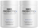 Codeage SBO Probiotics, 100 miliardi di CFU Per Serving, Multi Strain Soil Based Atto Blend and Organic Fermented Botanical Blend, Shelf-Stable - 2 Pack