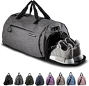 Borsa da palestra Fitgriff® per uomo e donna con scomparto Shoe & Wet - Borsa per viaggi, sport, fitness e allenamento