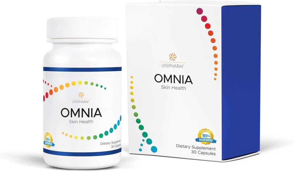Omnia - Integratore di pelli, capelli e unghie - Triple Acting Complex per la pelle sana e luminosa - Caratteristiche una miscela naturale di vitamine, minerali, collagene e altri superfoods - 30 capsule