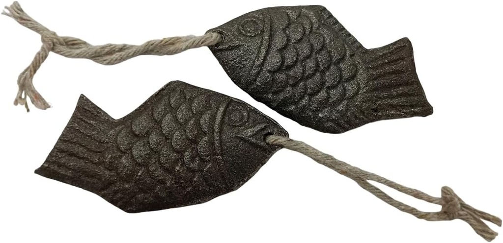 Pesce di ferro, 2 Pesce di pacchetto per la carenza, una fonte naturale di ferro, strumento di cottura sicuro da aggiungere al cibo e all'acqua, ridurre il rischio di carenza, supplemento per le donne incinte & Vegans