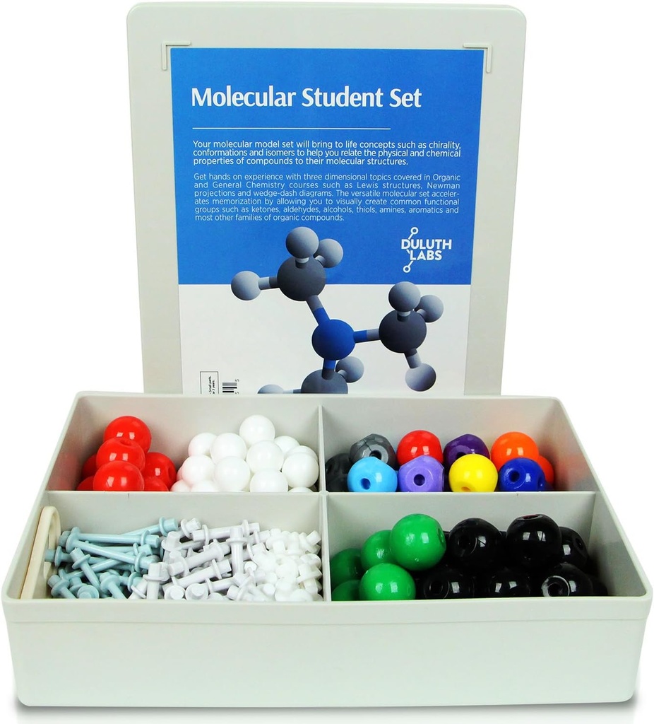 Organic Chemistry Modello Molecolare Kit Student - (88 Atom e 140 Parti di Bond) - MM-004