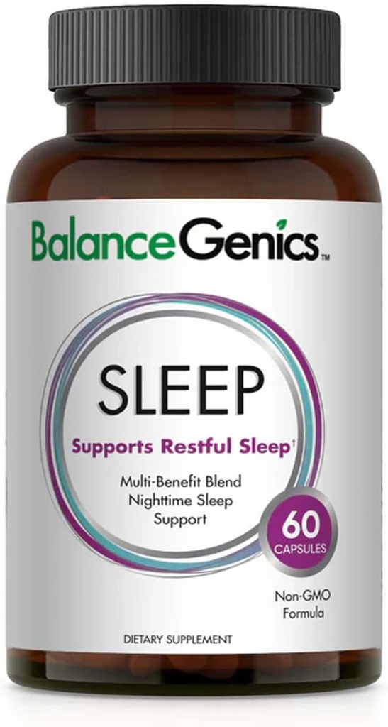 Sleep Formula (GABA) - Integratore sano Supporta Rilassamento e sonno riposante - Sleep Aid con Supplemento Non-Habit - Capsule di Supporto Bedtime per Uomo e Donne - 60 Capsule