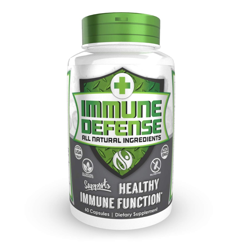 Capsule di difesa immuni | 60 Count | Booster immunitario naturale | Natrium Health